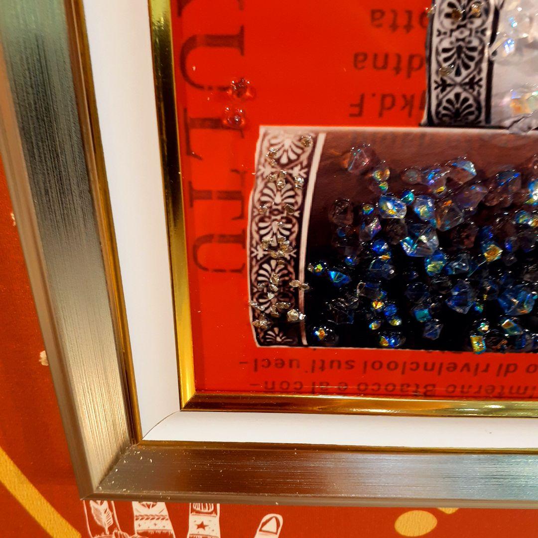 輸入雑貨　天然水晶石　クリスタルアート　『CHANEL』等　ブランドロゴ　宝石