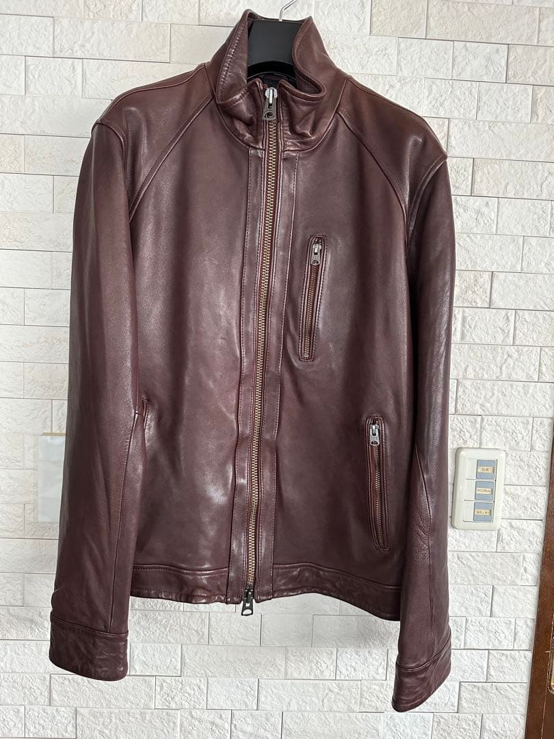 AVIREX アヴィレックス レザー ジャケット ダークブラウン ラ