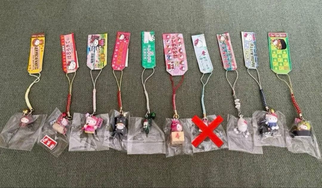 ハローキティ　キティ　ご当地　根付け　ストラップ　ぬいぐるみ　まとめ売り