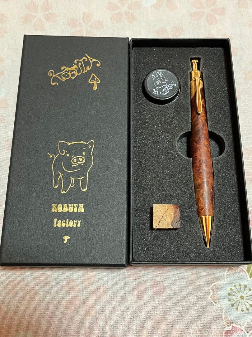 亀*様 【当時物】キティ バラチャーム付きシャーペン 2000年頃 未使用品 平