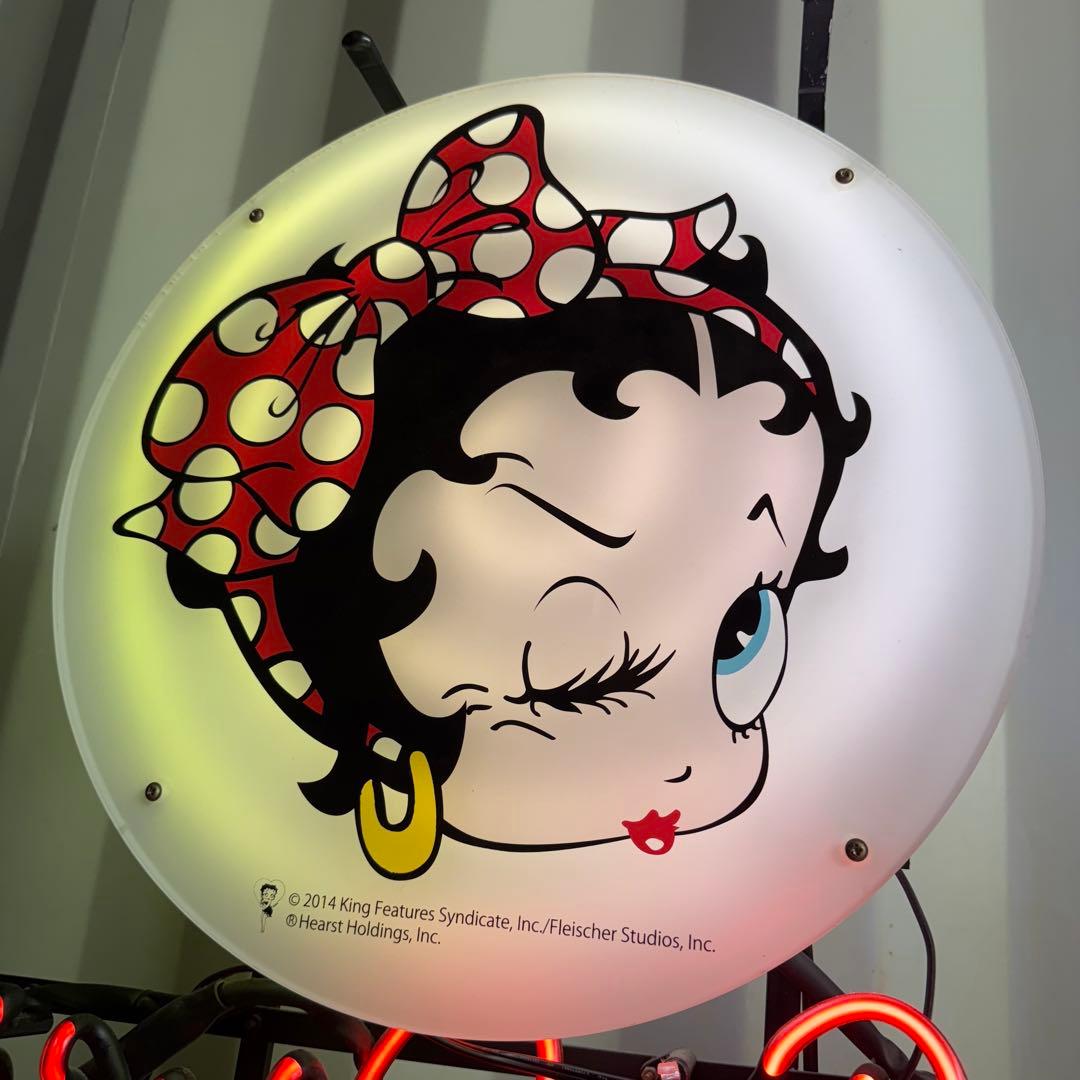 H64希少品ベティ ブープネオン管 ネオンライト 店舗照明