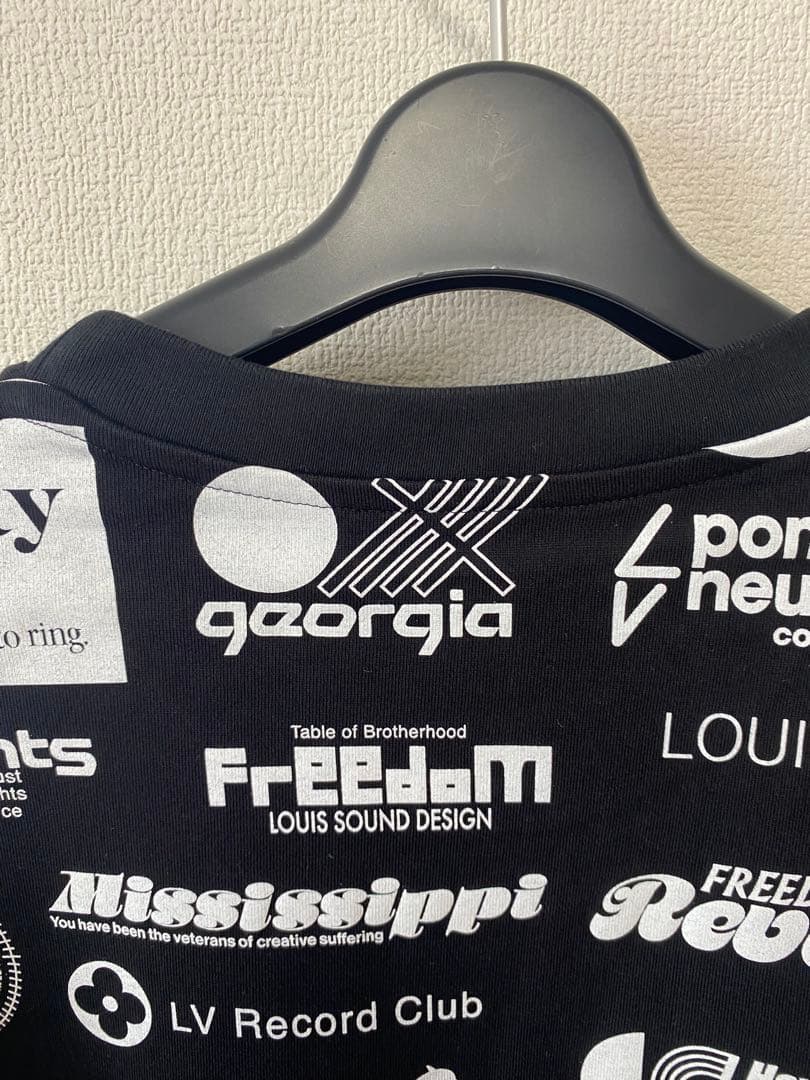 極美品 即日発送 人気 ルイヴィトン tシャツ ヴァージルアブロー ブラック