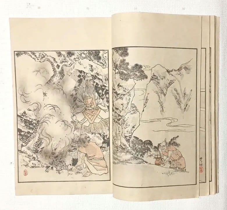 版画本日本歴史画報（三色刷り) 編輯者松本楓湖、明治24年12