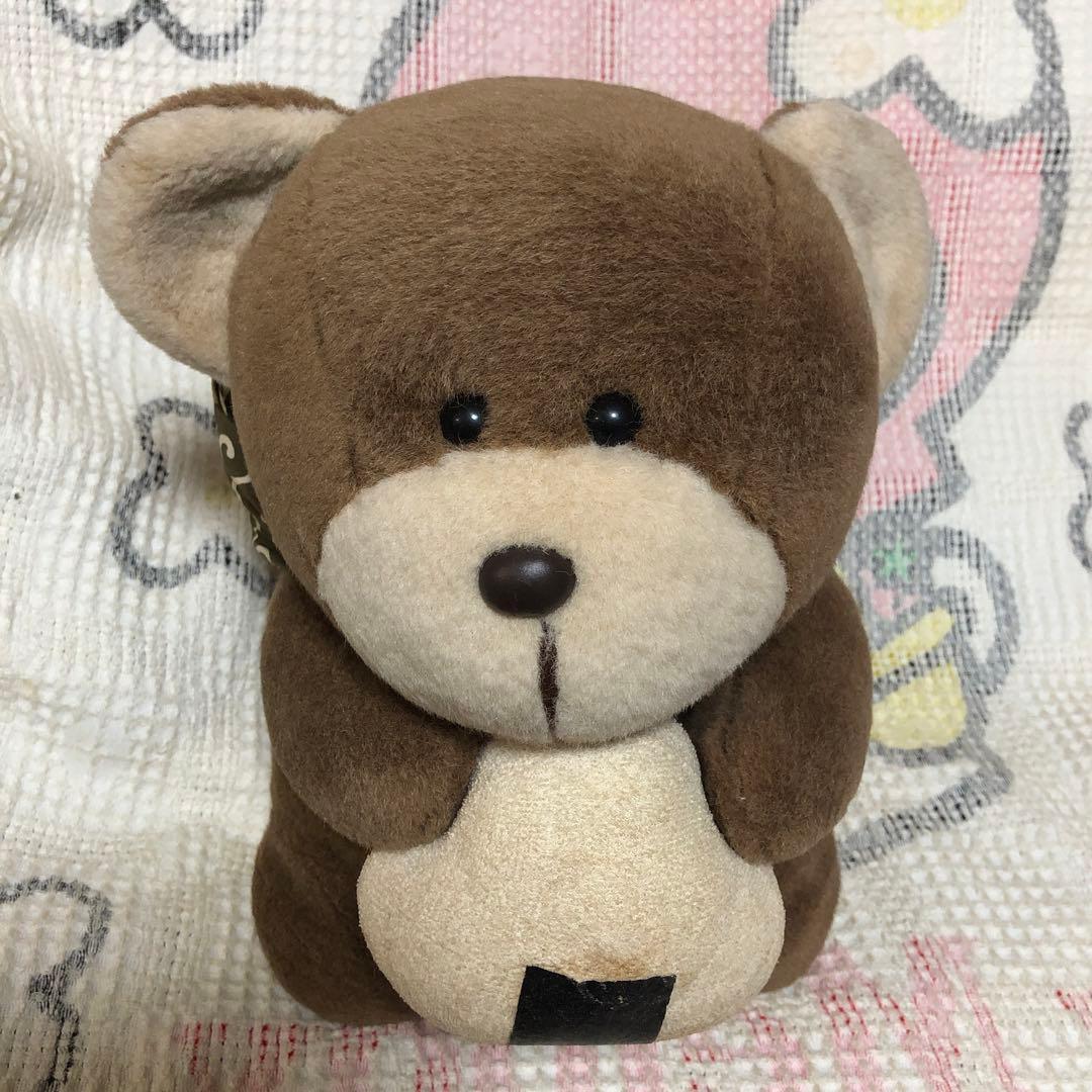 ハニートイズ　クマジロー　約32cm 大きなぬいぐるみ　中古品 昭和レトロ
