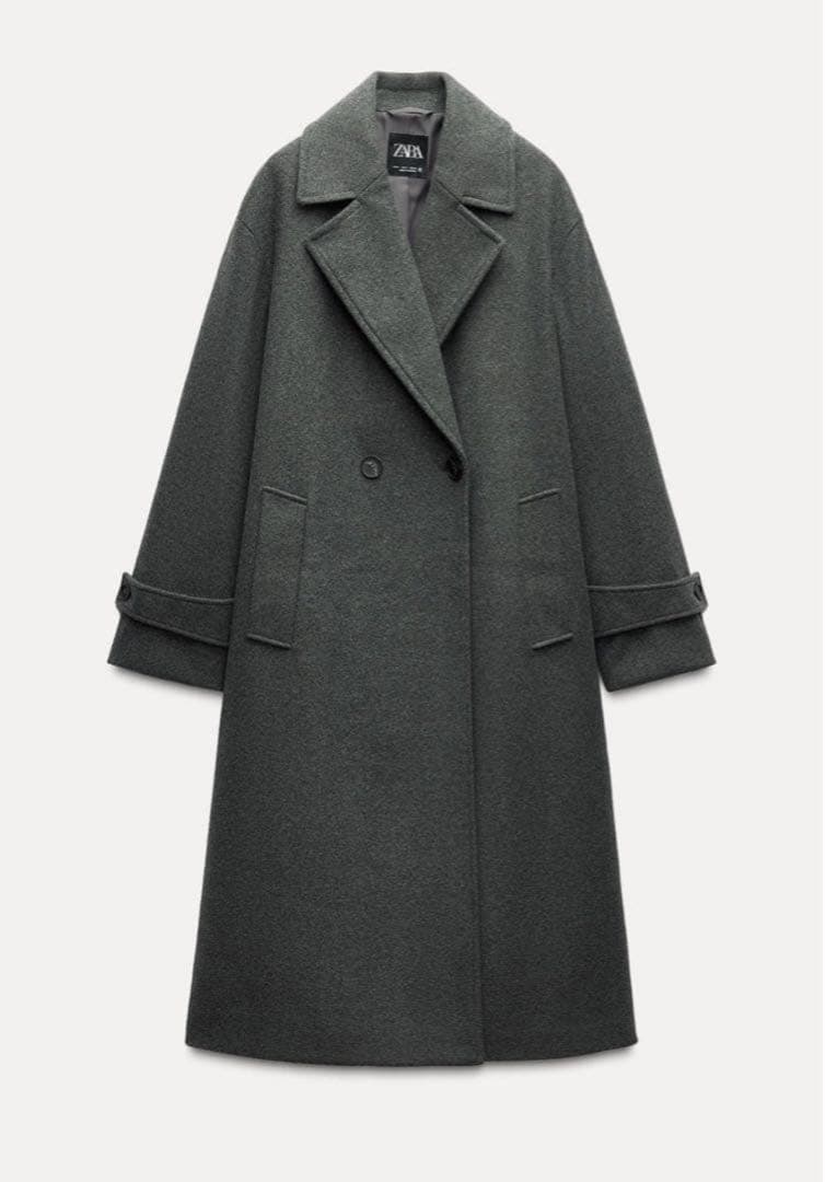 ☆DAKS 一枚仕立てリバーシブルモスグリーンコート L〜LLサイズ