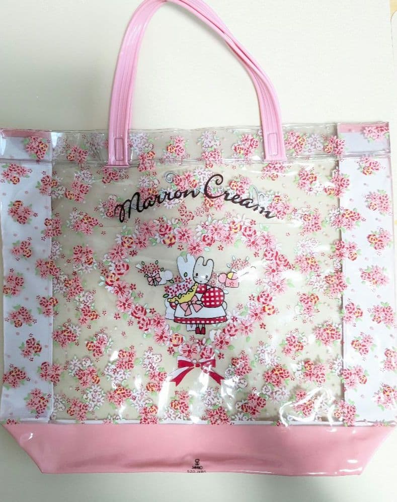 レア】【made in JAPAN】【90年代】マロンクリーム プールバッグ