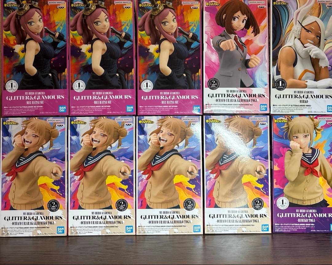 僕のヒーローアカデミア GLITTER&GLAMOURS フィギュア まとめ売り