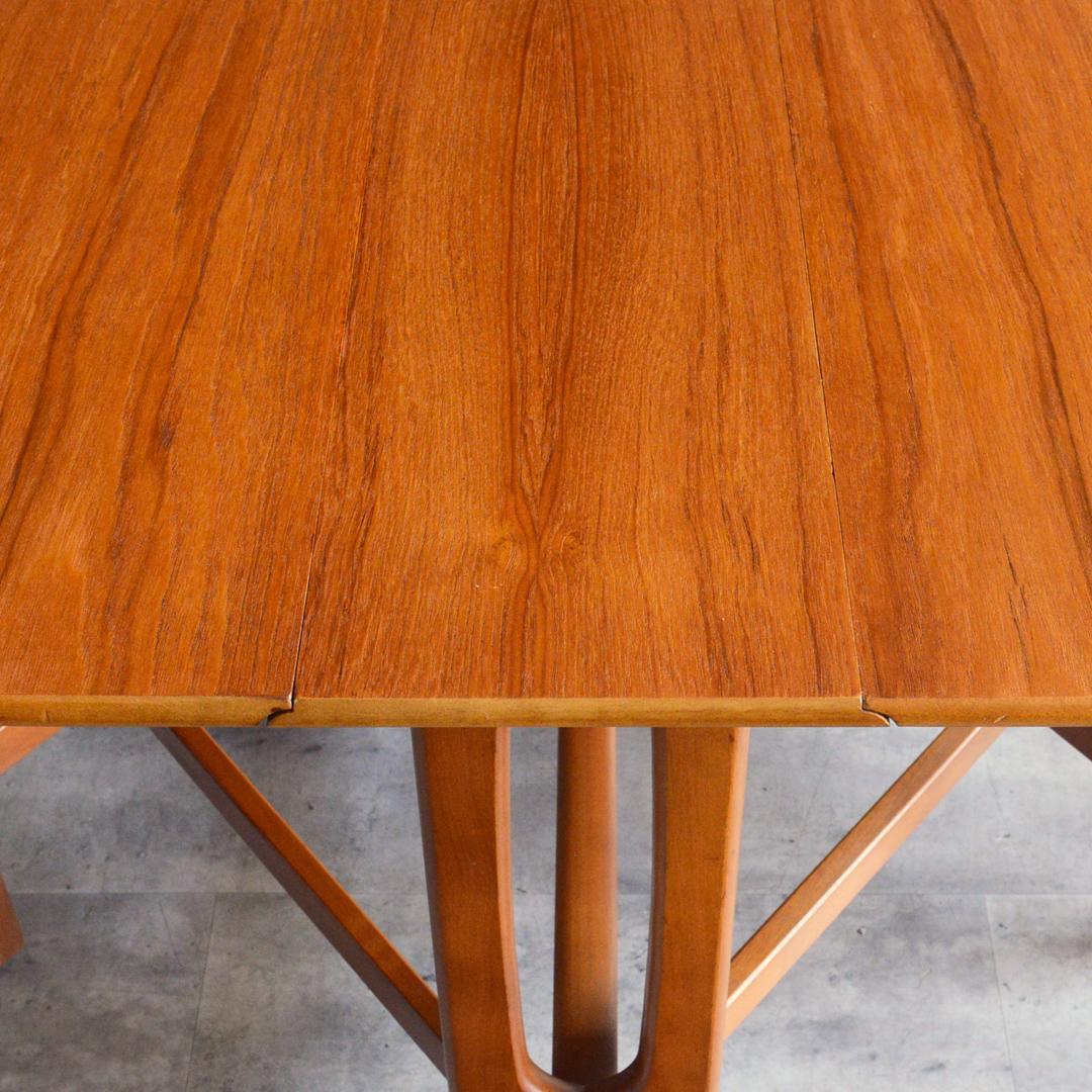 Jentique ヴィンテージ ゲートレッグ ダイニングテーブル オーバル