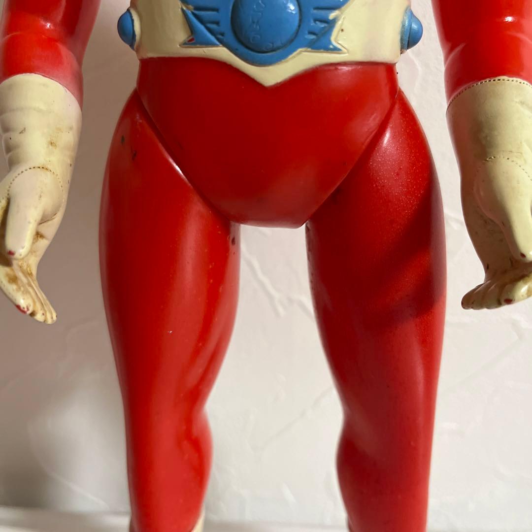 ⚠️激レア・当時物　レッドマン　面取れ　キングサイズ　ソフビ　ブルマァク　送料込み