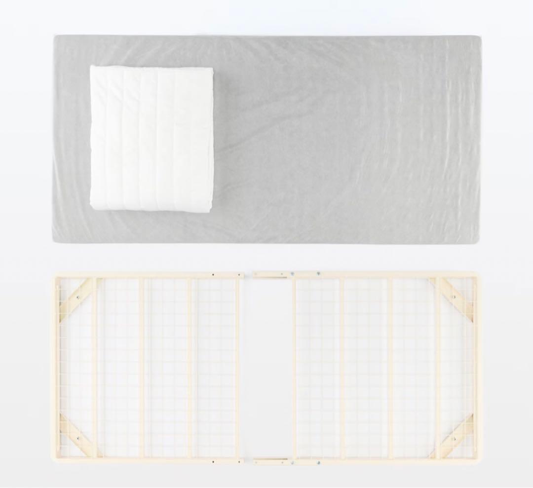 ✨美品✨ 無印良品 脚付マットレス　ポケットコイル　シングル　洗えるカバー