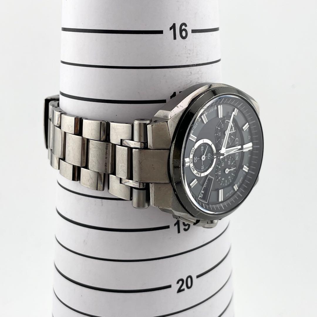 【稼働】シチズン　アテッサ　ダイレクトフライト　ワールドタイム　腕時計　メンズ