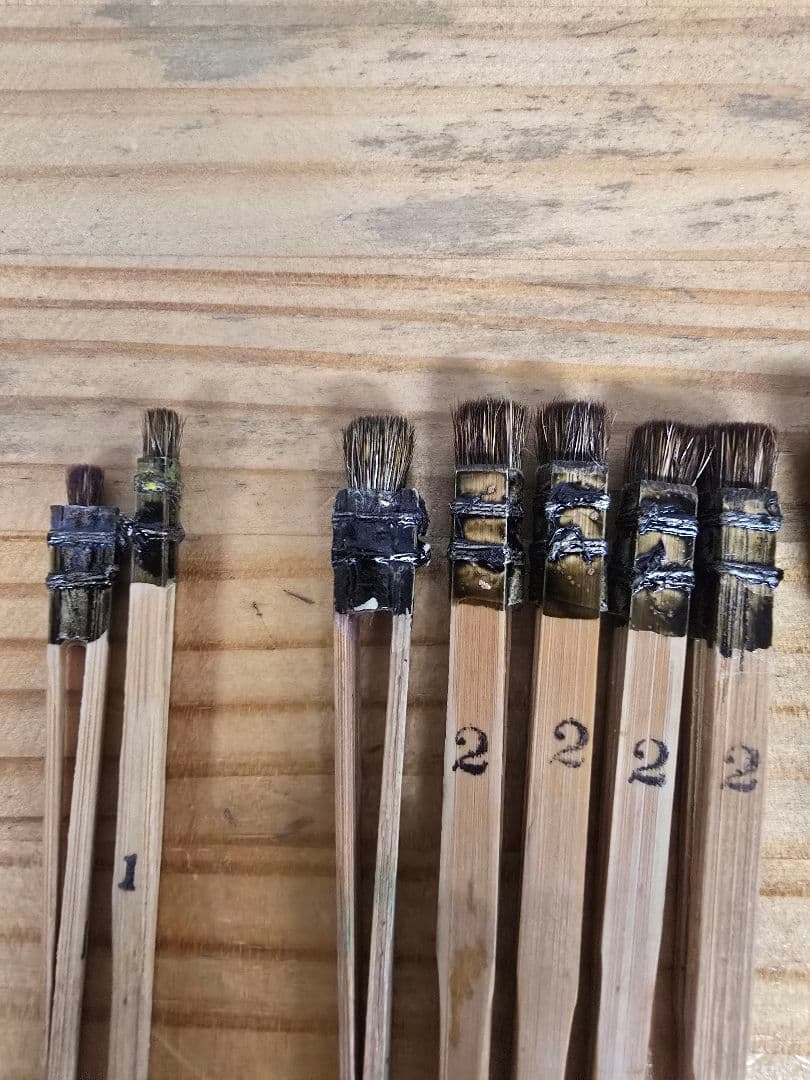 田中直染料店　特製摺込刷毛分