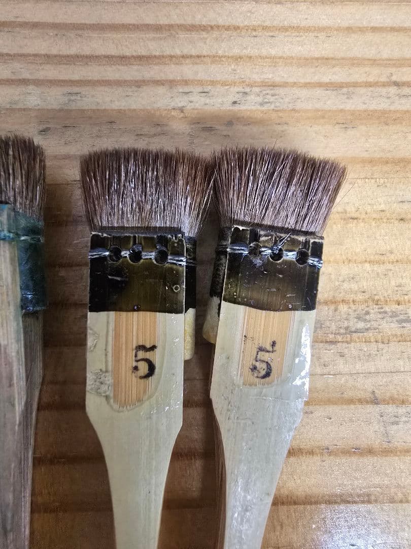 田中直染料店　特製摺込刷毛分