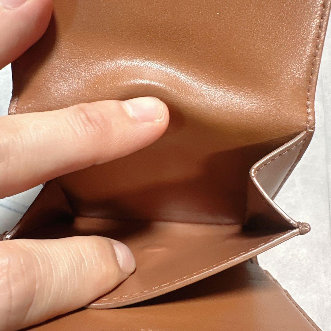 CELINE セリーヌ マカダム 3つ折り財布 ブラウン 総柄 ウォレット