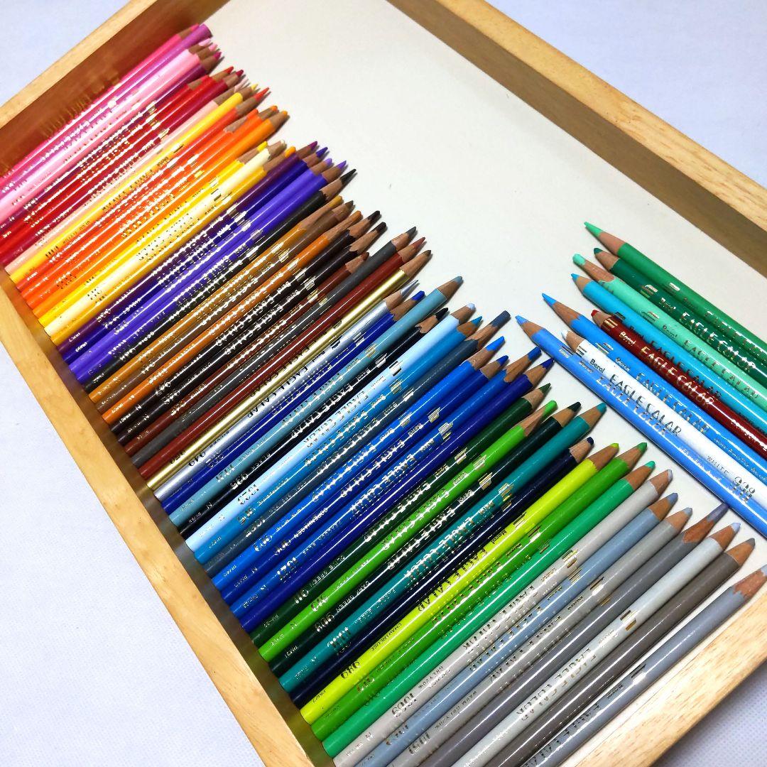 色鉛筆【ベロールイーグルカラー】バラ64色、72本 廃盤 - メルカリ