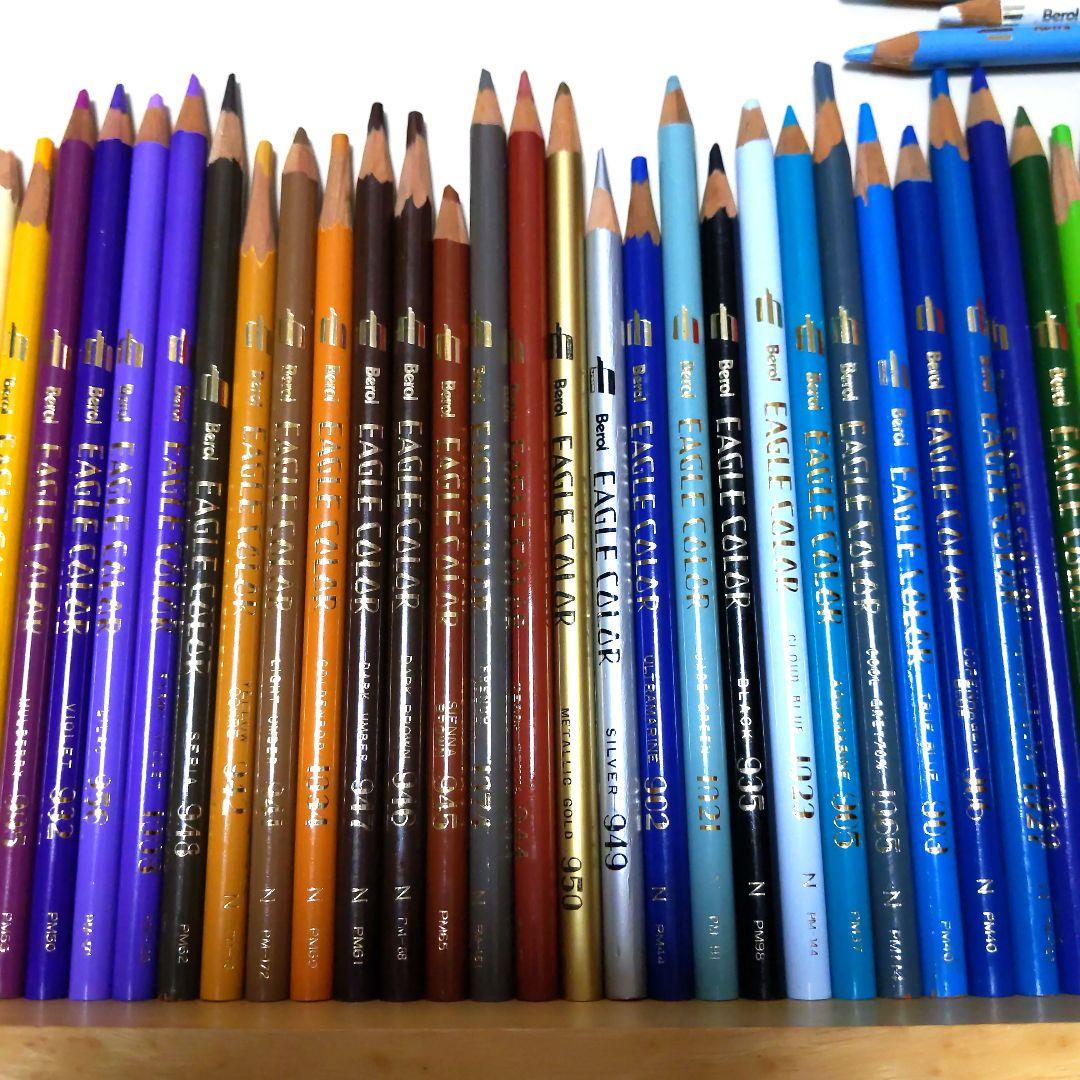 色鉛筆【ベロールイーグルカラー】バラ64色、72本 廃盤 - メルカリ