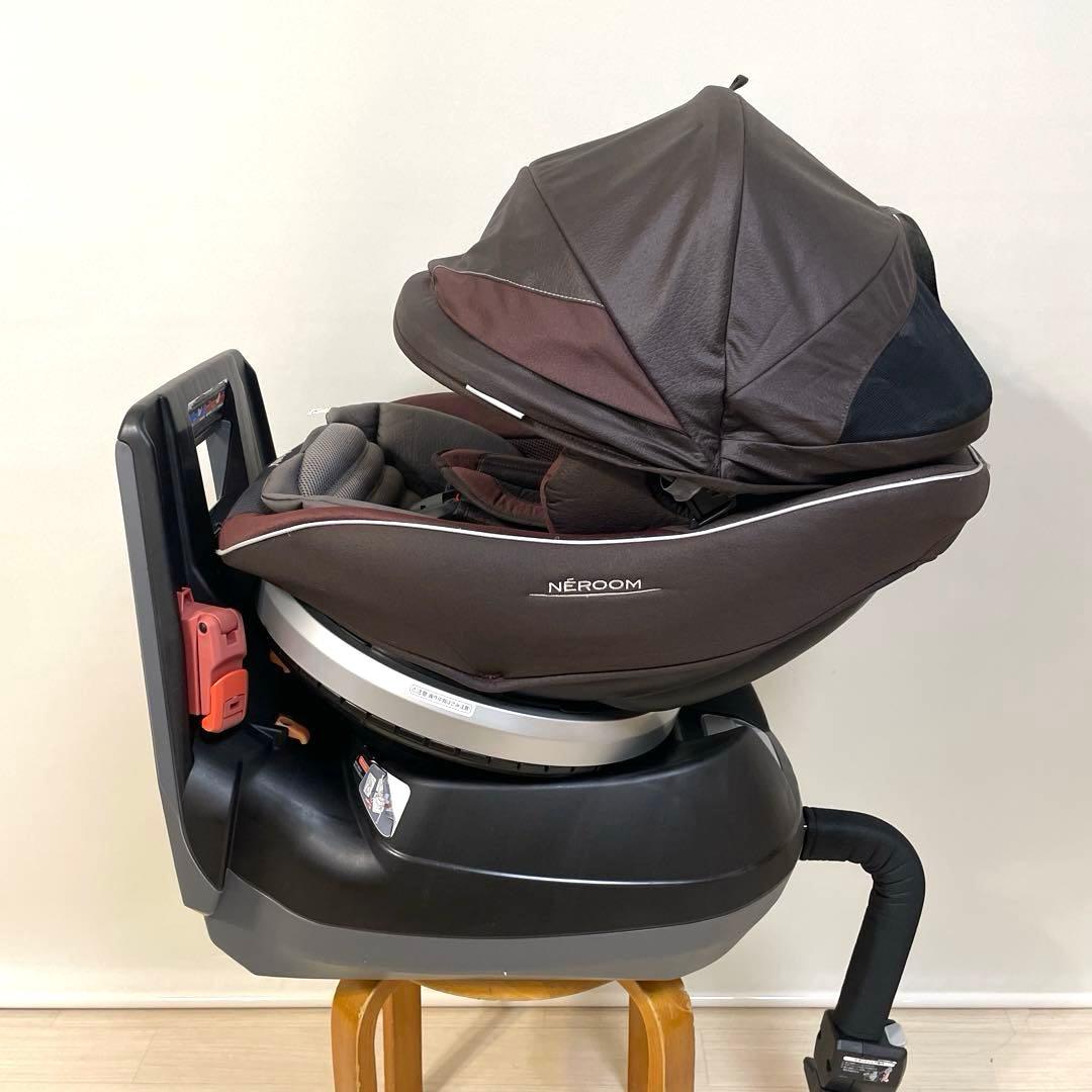 美品❗️Combi ネルーム neroom エッグショック 回転式チャイルドシート