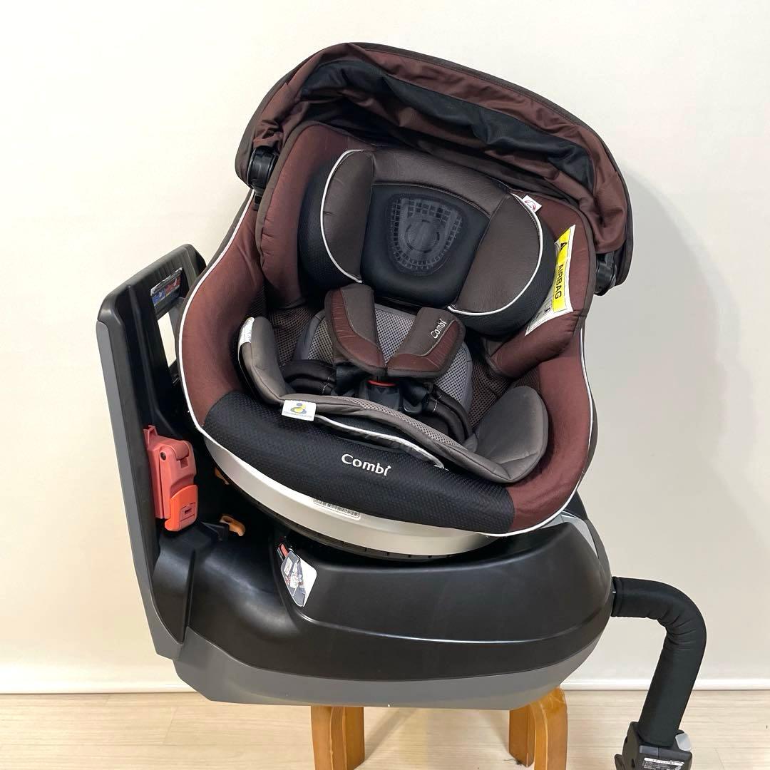 美品❗️Combi ネルーム neroom エッグショック 回転式チャイルドシート