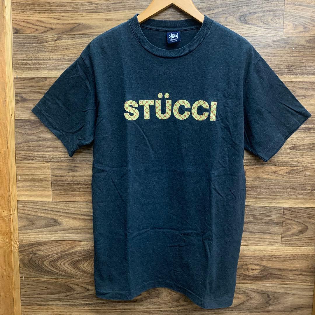 中古 90s OLD STUSSY Tシャツ STUCCI 紺タグ USA製 - メルカリ