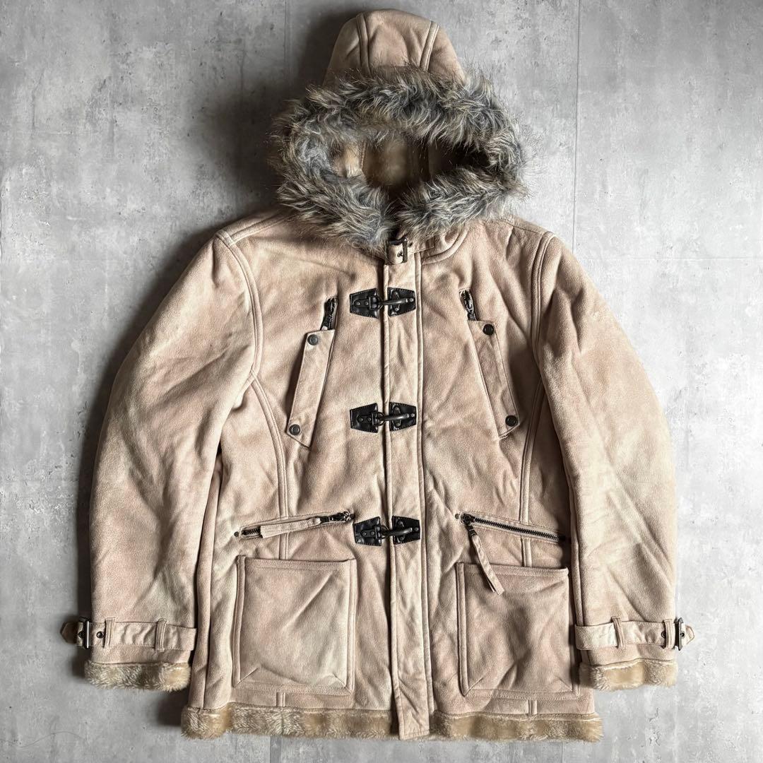 00s archive】ファー ギミックジャケット y2k お兄系 ギャル男 - メルカリ