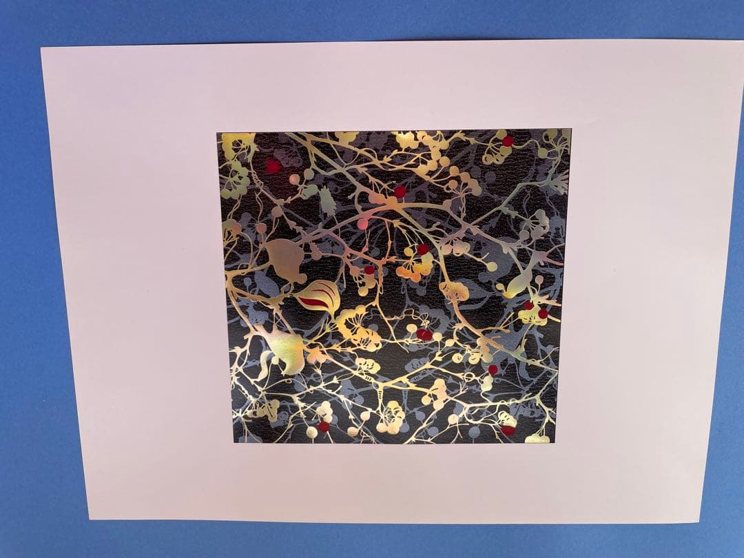 箔押し　カレンダー　12ヶ月　絵柄　48点