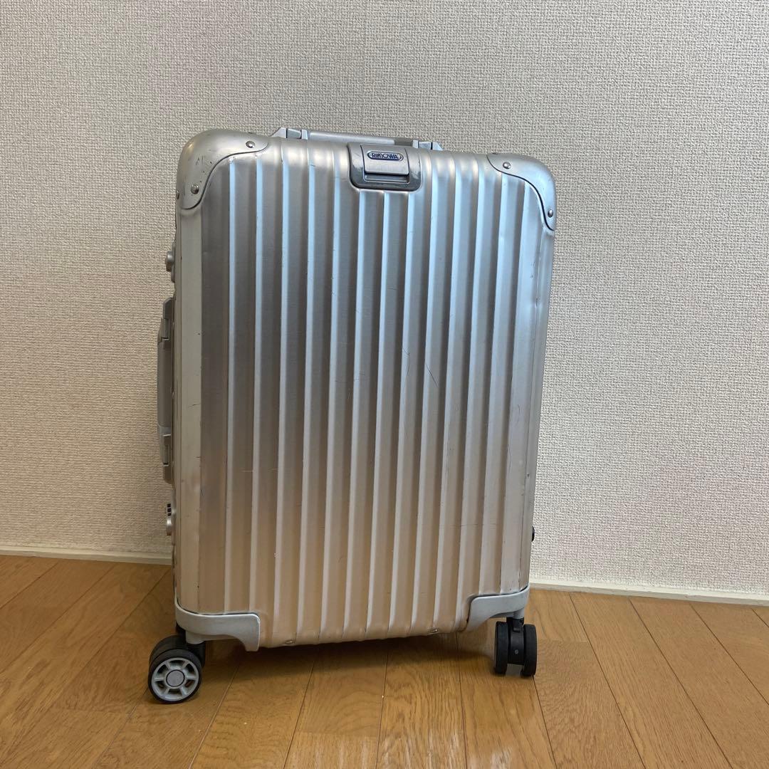レア】RIMOWAリモワトパーズ32L機内持ち込み可スーツケース旧青ロゴ
