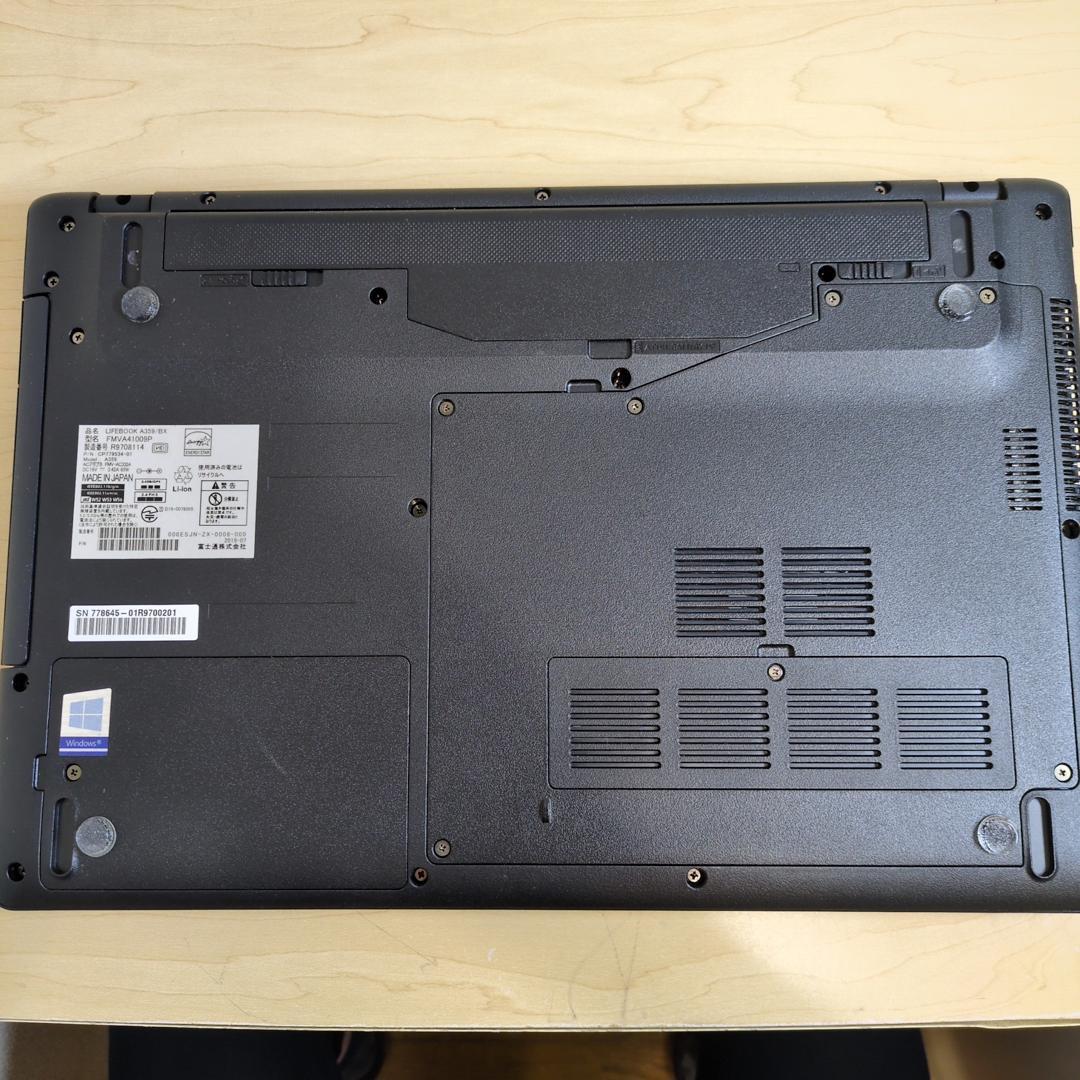 富士通【SSD256GB】【Core i3】【メモリ16GB】M625 Fujitsu ノートPC