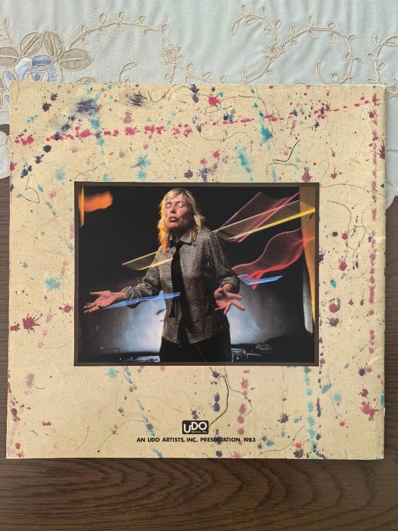 Joni Mitchell Live1983 Concert Phamphlet
