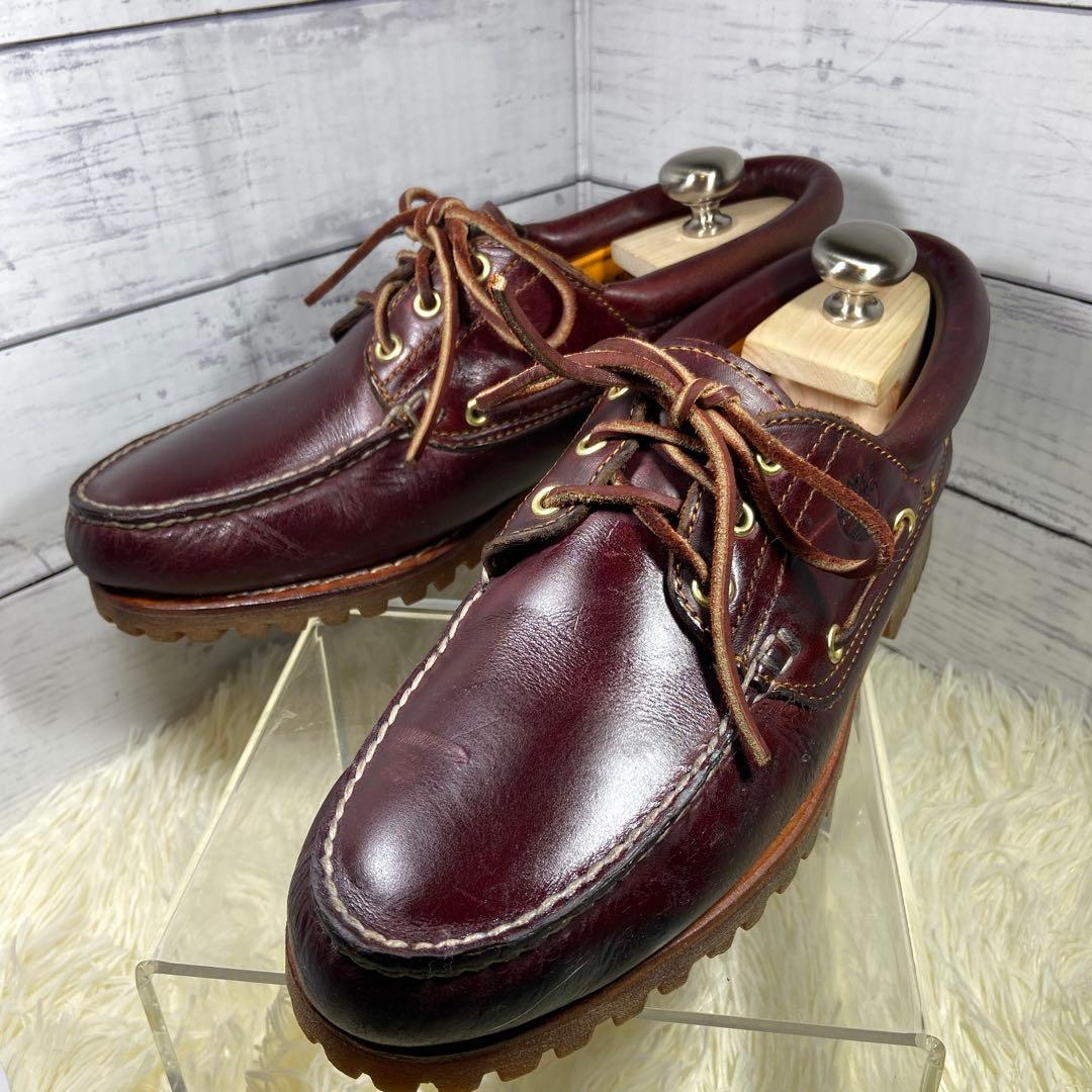 美品✨ティンバーランド✨3eye クラシックラグ デッキシューズ モカシン 本革