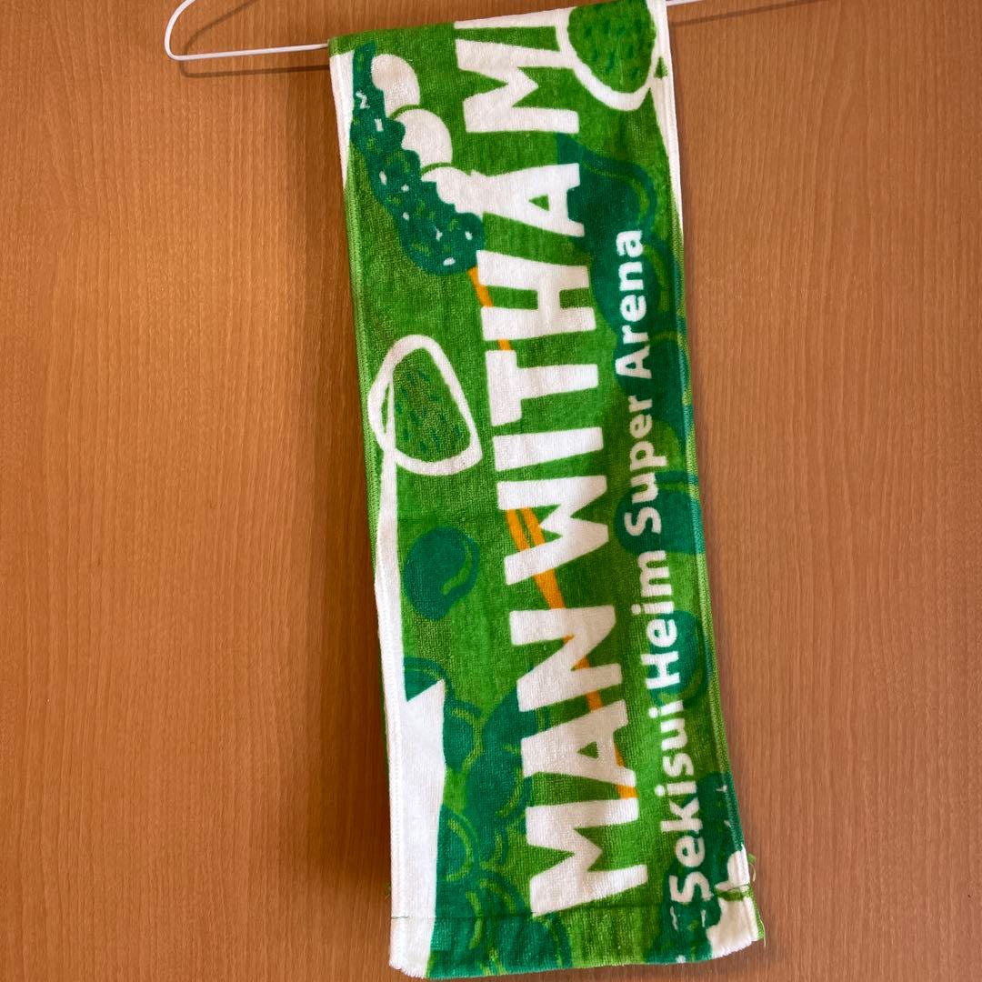 マンウィズ メモリアルロゴロンT XL +マフラータオル(宮城)+クリア