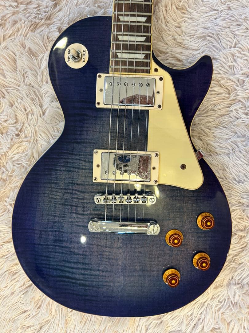 Epiphone Les Paul Standard ブルー 専用ケース付き