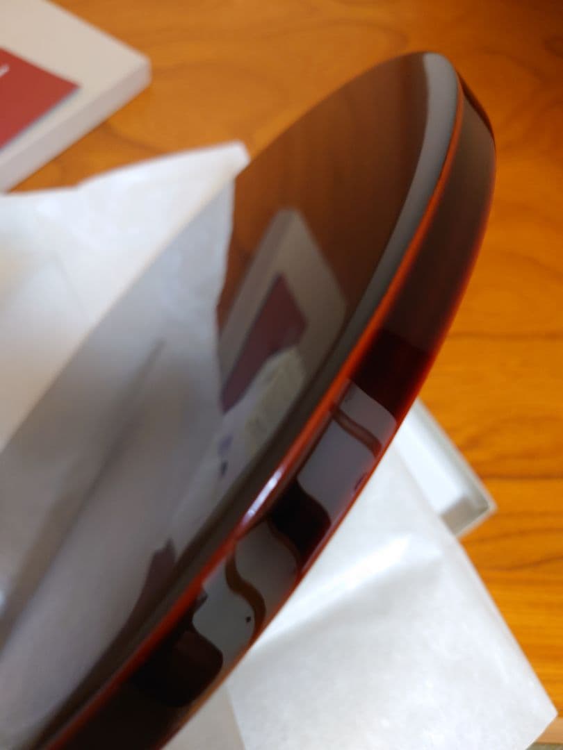 越前塗 粂治郎 漆器 円形膳 黒