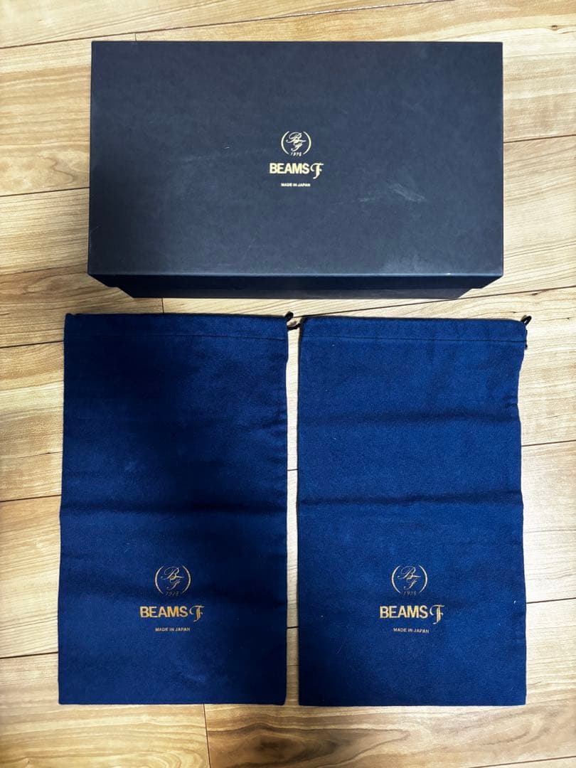 BEAMS F クォーターブローグ アノネイ　ボックスカーフ6.5 24.5cm