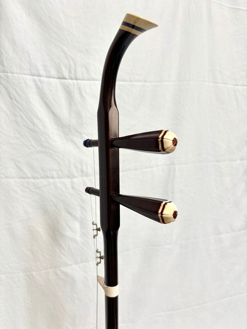 【本皮製】二胡 敦煌牌 弓/ケースセット