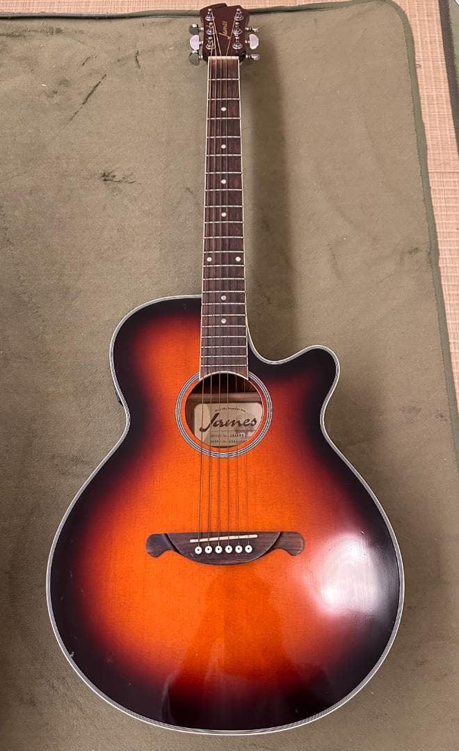 JAMES ジェームス JE40WB エレアコギター音確認済EQ付き美品！
