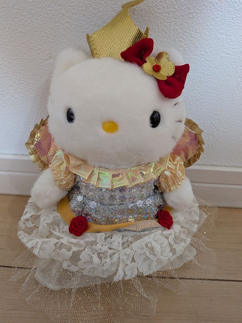 貴重 平成レトロ サンリオ ハローキティ ぬいぐるみ - メルカリ