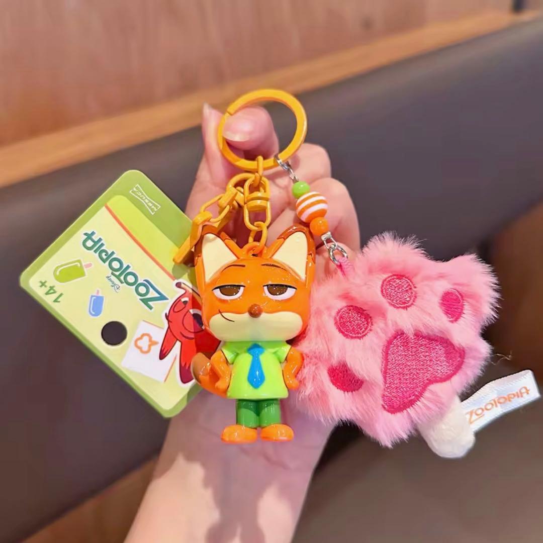 コンプリート6点セット❣️ズートピア ニック・ワイルド キーホルダー