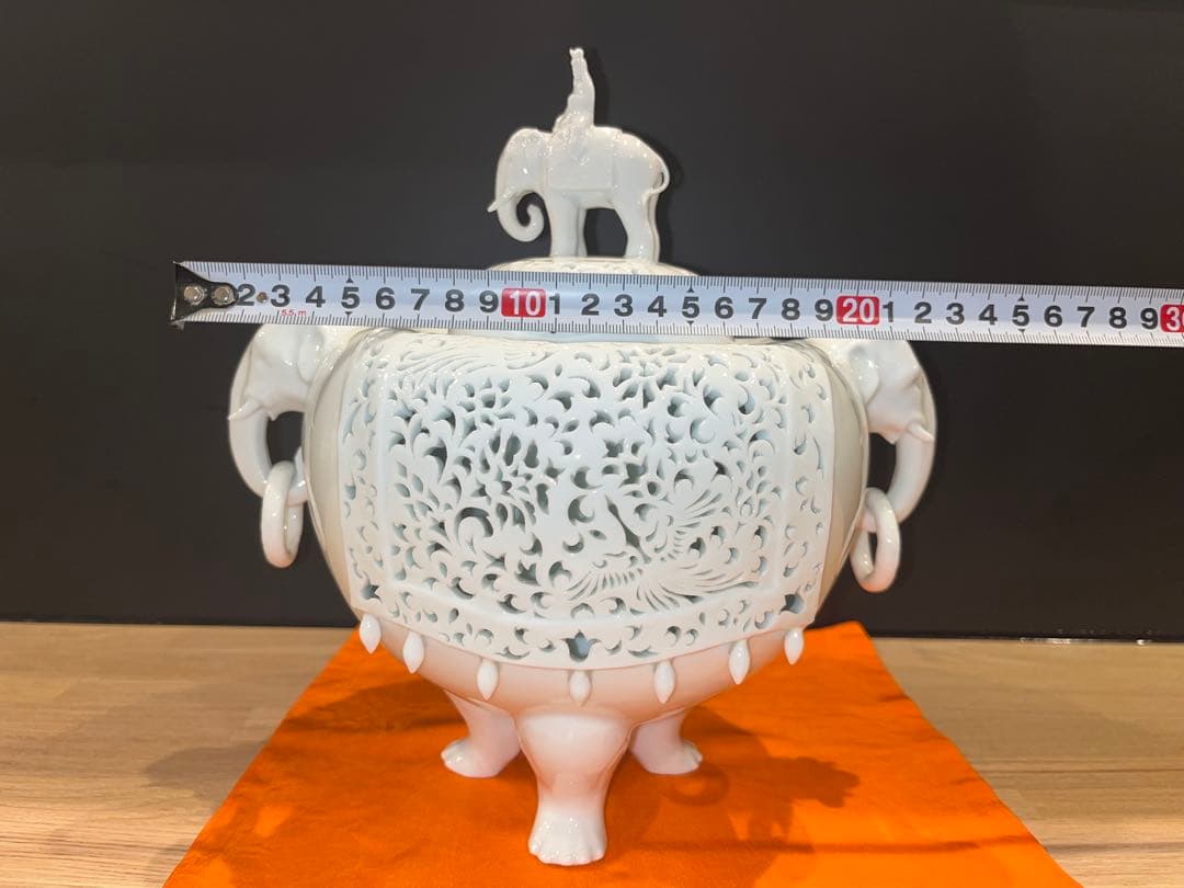 ✨杉原一壺作　白磁大香炉✨