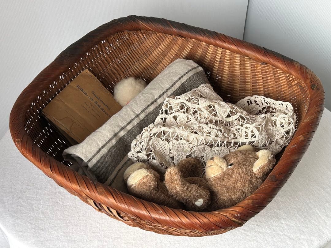 土佐の虎斑竹 かご 竹籠 竹細工 漆塗り 日本製 亀甲盛り籠 新作