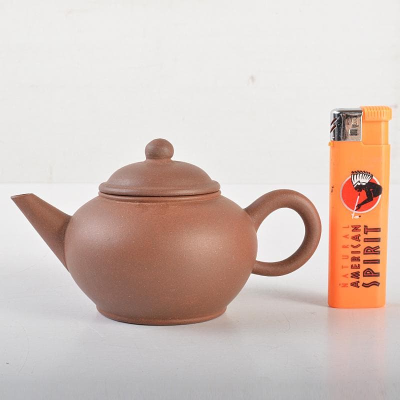 中国 中国宣興銘 紫砂 朱泥 急須 茶壷 D R7199