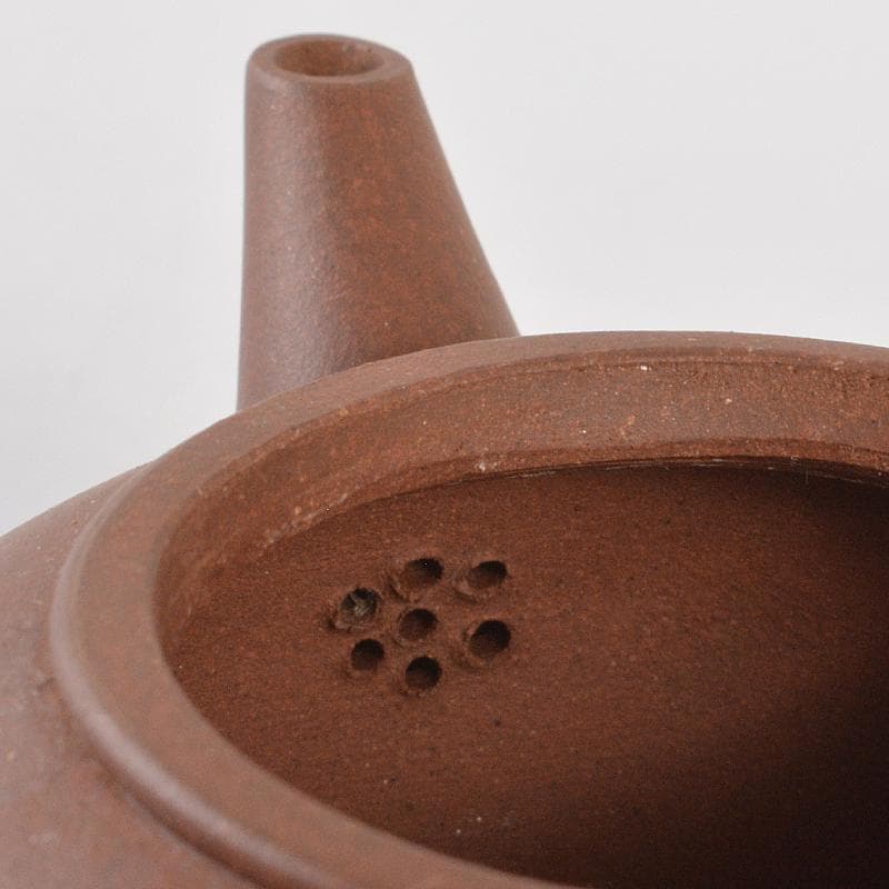 中国　中国宣興銘　紫砂　朱泥　急須　茶壷　D　R7199