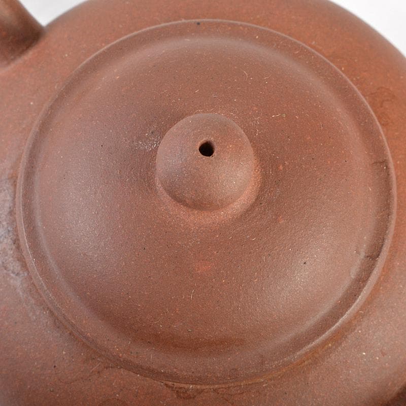 中国　中国宣興銘　紫砂　朱泥　急須　茶壷　D　R7199