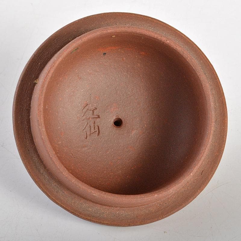 中国　中国宣興銘　紫砂　朱泥　急須　茶壷　D　R7199