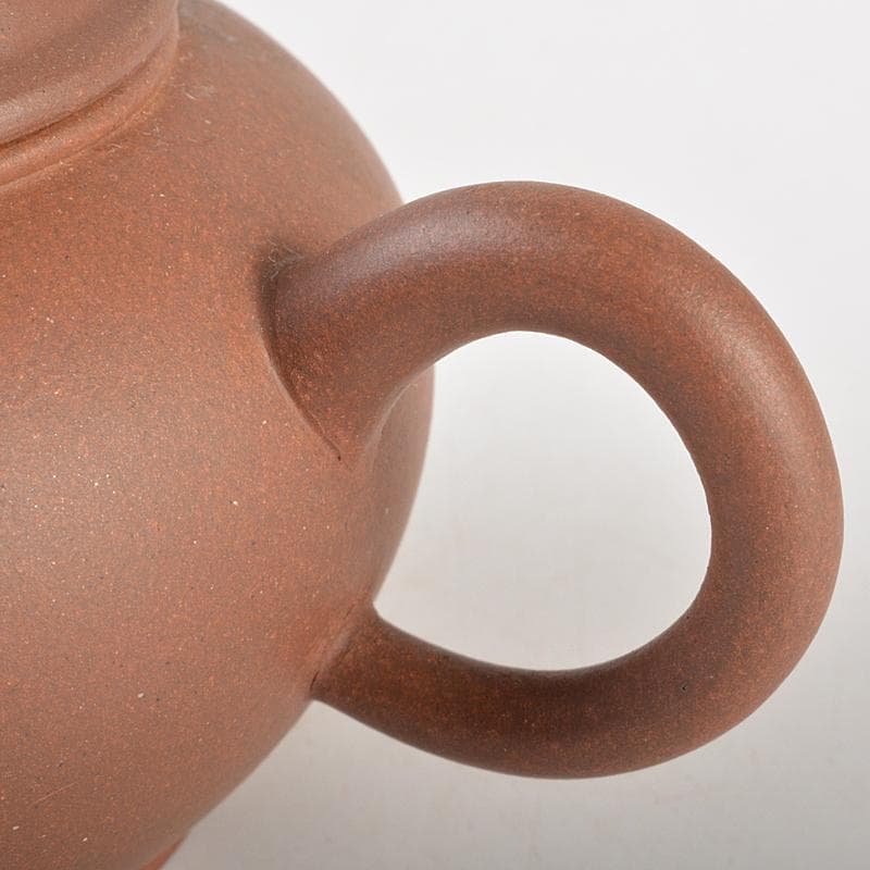 中国　中国宣興銘　紫砂　朱泥　急須　茶壷　D　R7199