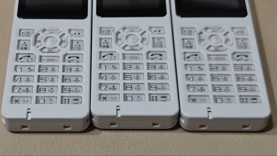 ☆中古品☆Fujitsu PHS本体 ホワイト 3台セット - メルカリ