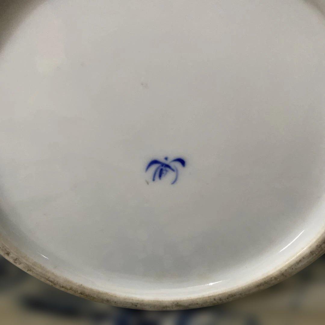 明治時代　オールド初期香蘭社　金彩牡丹染錦花瓶