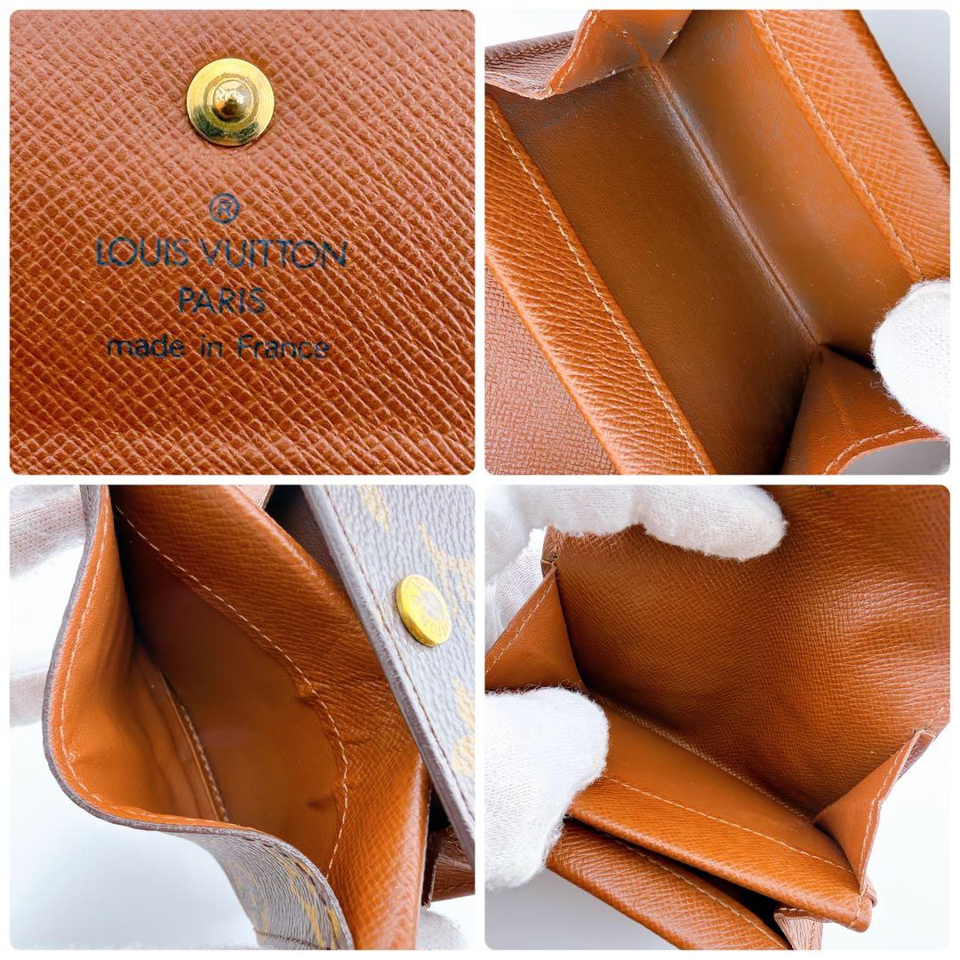 【美品】ルイヴィトン モノグラム ポルトモネプラ ケース