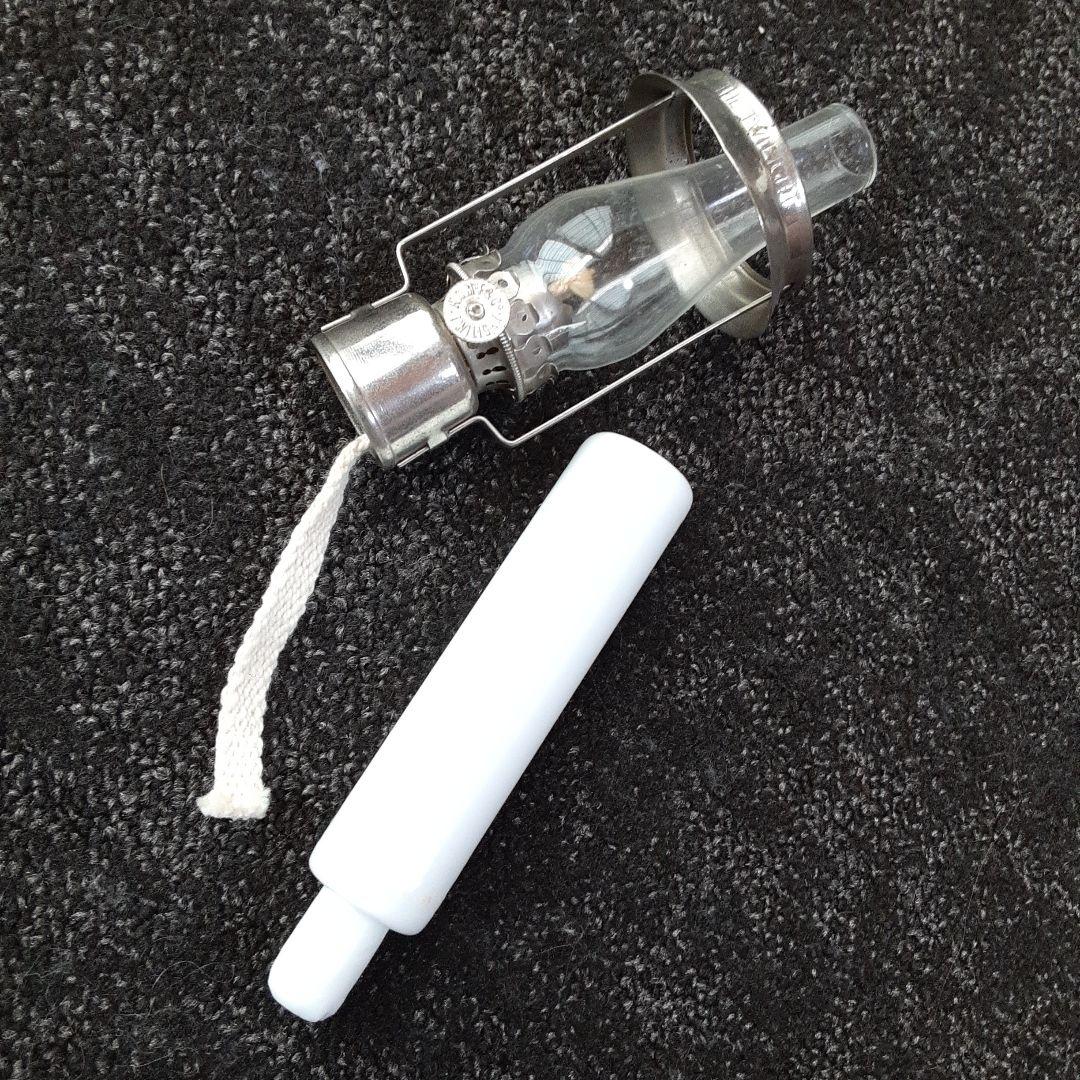 小売 米国ガラスアンティークTwilightオイルランプ /壁掛照明骨董博物