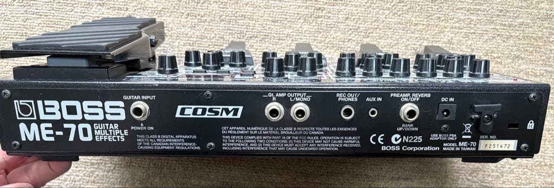 BOSS ME-70 ギターマルチエフェクター - メルカリ