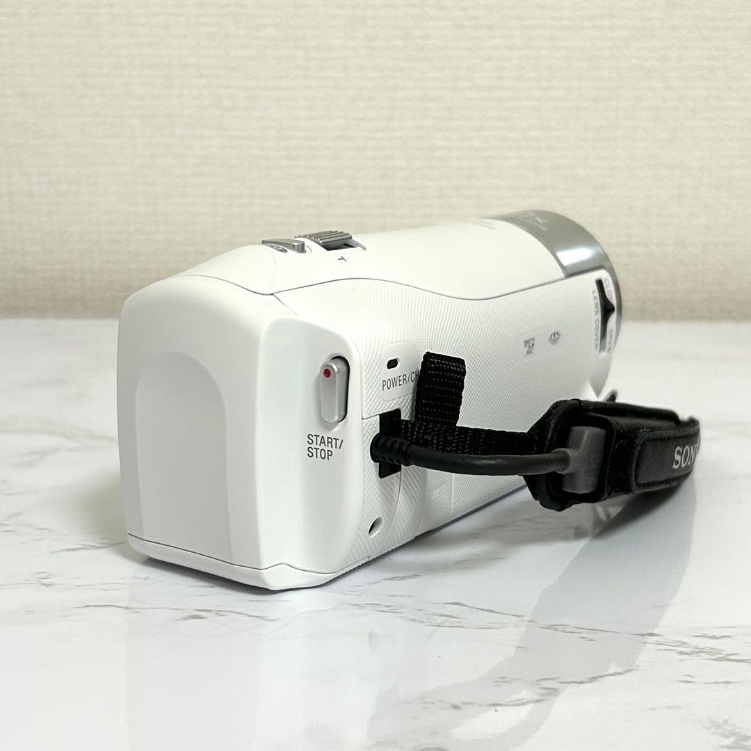 【ほぼ未使用】 SONY HDR-CX470 ビデオカメラ 本体 ホワイト
